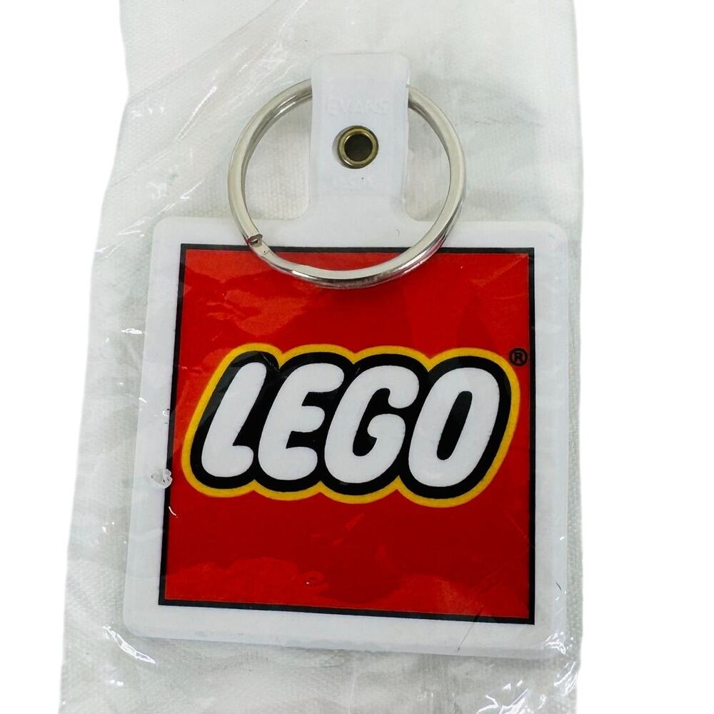 LEGO VIP 1964 Retro Logo Rubber Keychain‎ Keyring New